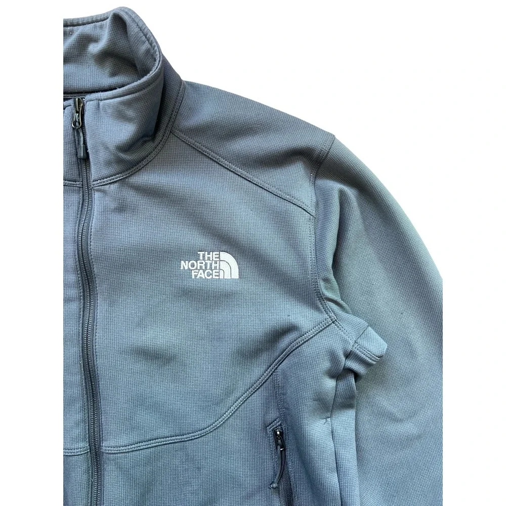 The North Face Men's Full Zip Fleece Jacket Grey‎ Size Large